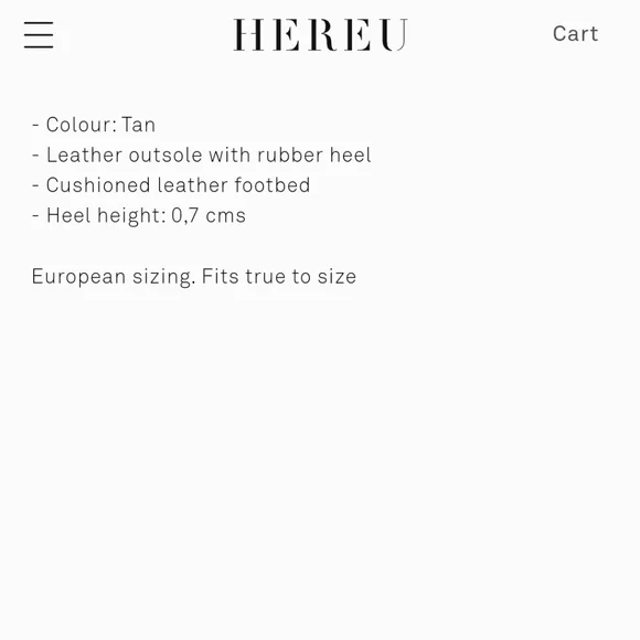 BNIB NWT Hereu Bena sandals in tan - Picture 9 of 9